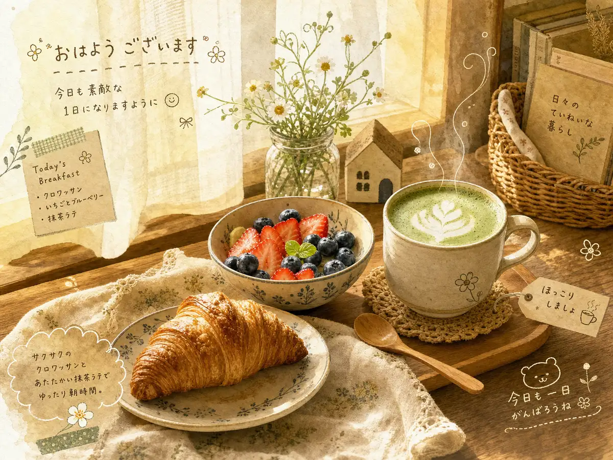 温暖的早餐时光记录 - 困困狗